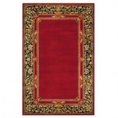Home Decorators Collection Churchill Red 8 ft. x 11 ft. Area Rug