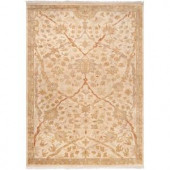 Artistic Weavers Yousef Cream Semi-Worsted New Zealand Wool 9 ft. x 13 ft. Area Rug