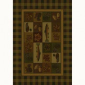 United Weavers Timberland 7 ft. 10 in. x 10 ft. 6 in. Contemporary Lodge Area Rug