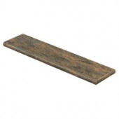 Cap A Tread Canyon Slate Clay 94 in. Length x 12-1/8 in. Depth x 1-11/16 in. Height Laminate Right Return