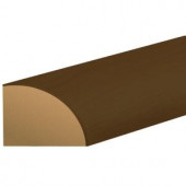 Shaw Southern Walnut 3/4 in. Thick x 0.63 in. Wide x 94 in. Length Laminate Quarter Round Molding