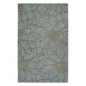 Kaleen Carriage City Park Azure 5 ft. x 7ft. 9 in. Area Rug