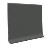 ROPPE Charcoal 4 in. x 1/8 in. x 48 in. Vinyl Cove Base (30 Pieces / Carton)