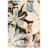 Nourison Fantasy FA16 Chocolate 1 ft. 9 in. x 2 ft. 9 in. Scatter Rug