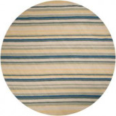 Artistic Weavers Veronica Pale Yellow 8 ft. Round Area Rug