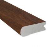 Millstead Handscraped Hickory Cocoa 0.81 in. Thick x 2-3/4 in. Wide x 78 in. Length Flush Mount Stair Nose Molding