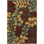 Nourison Rug Boutique Berry Branch Forest 5 ft. x 7 ft. 6 in. Area Rug