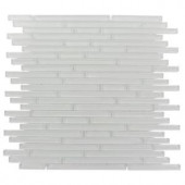 Splashback Tile Windsor Random Bright White 12 in. x 12 in. Marble Floor and Wall Tile