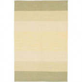 Chandra India Taupe/Cream 3 ft. 6 in. x 5 ft. 6 in. Indoor Area Rug