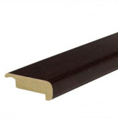 Mohawk Chocolate Maple 19.05 in. Thick x 2.5 in. Width x 94 in. Length Stair Nose Laminate Molding