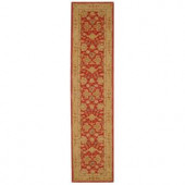 Safavieh Anatolia Red and Ivory 2 ft. 3 in. x 10 ft. Runner