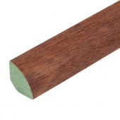 Faus Mahogany Santos 0.75 in. Width x 94 in. Length Laminate Quarter Round Molding