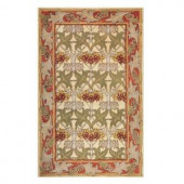 Home Decorators Collection CorIna Gold and Red 2 ft. x 3 ft. Accent Rug