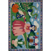 LA Rug Inc. Olive Kids Happily Ever After Multi Colored 19 in. x 29 in. Accent Rug