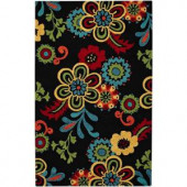 Home Decorators Collection Tilly Black 9 ft. x 12 ft. Area Rug
