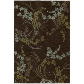 Kaleen Inspire Vision Chocolate 8 ft. x 10 ft. Area Rug